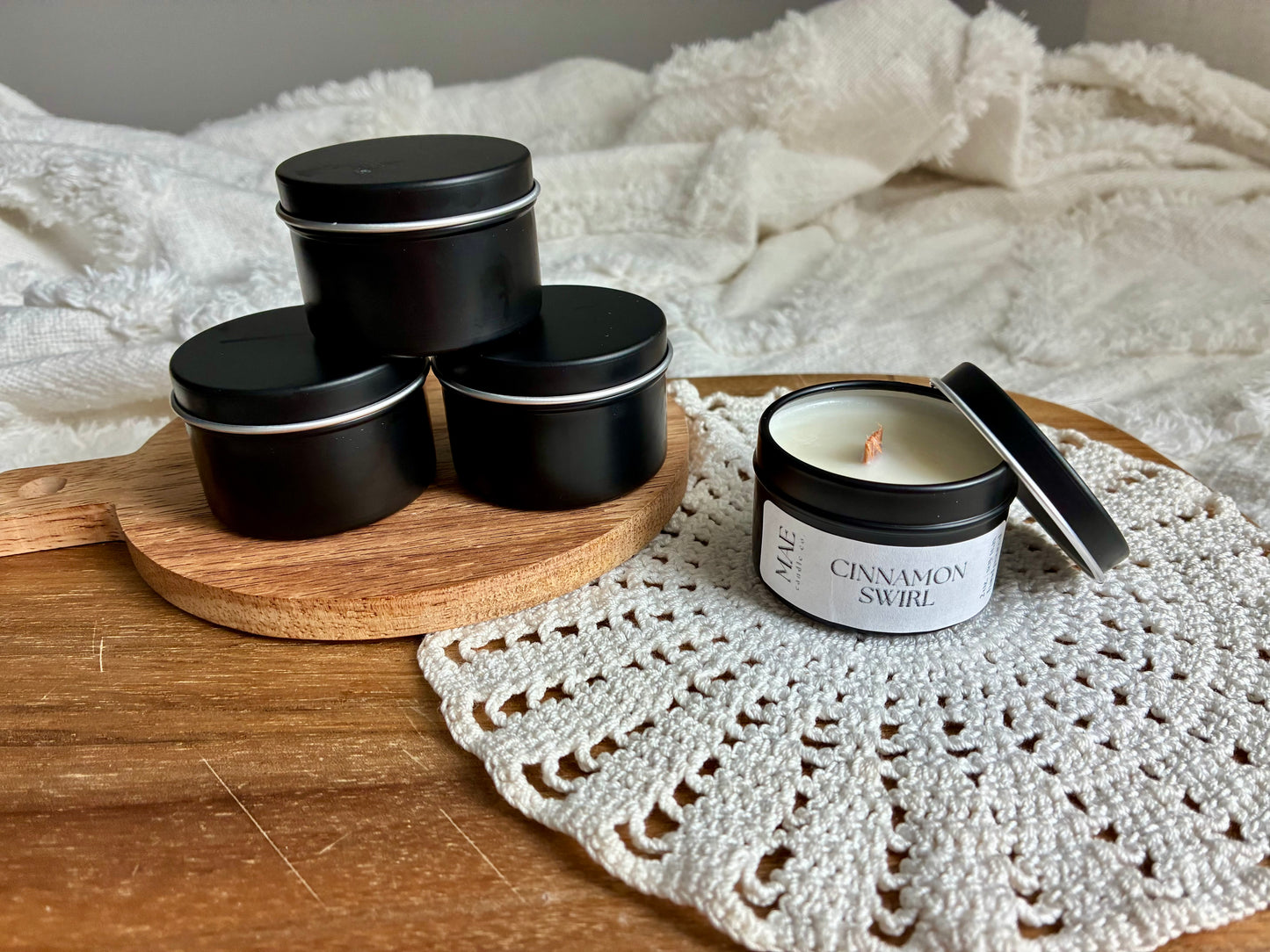 Mini Black Tin