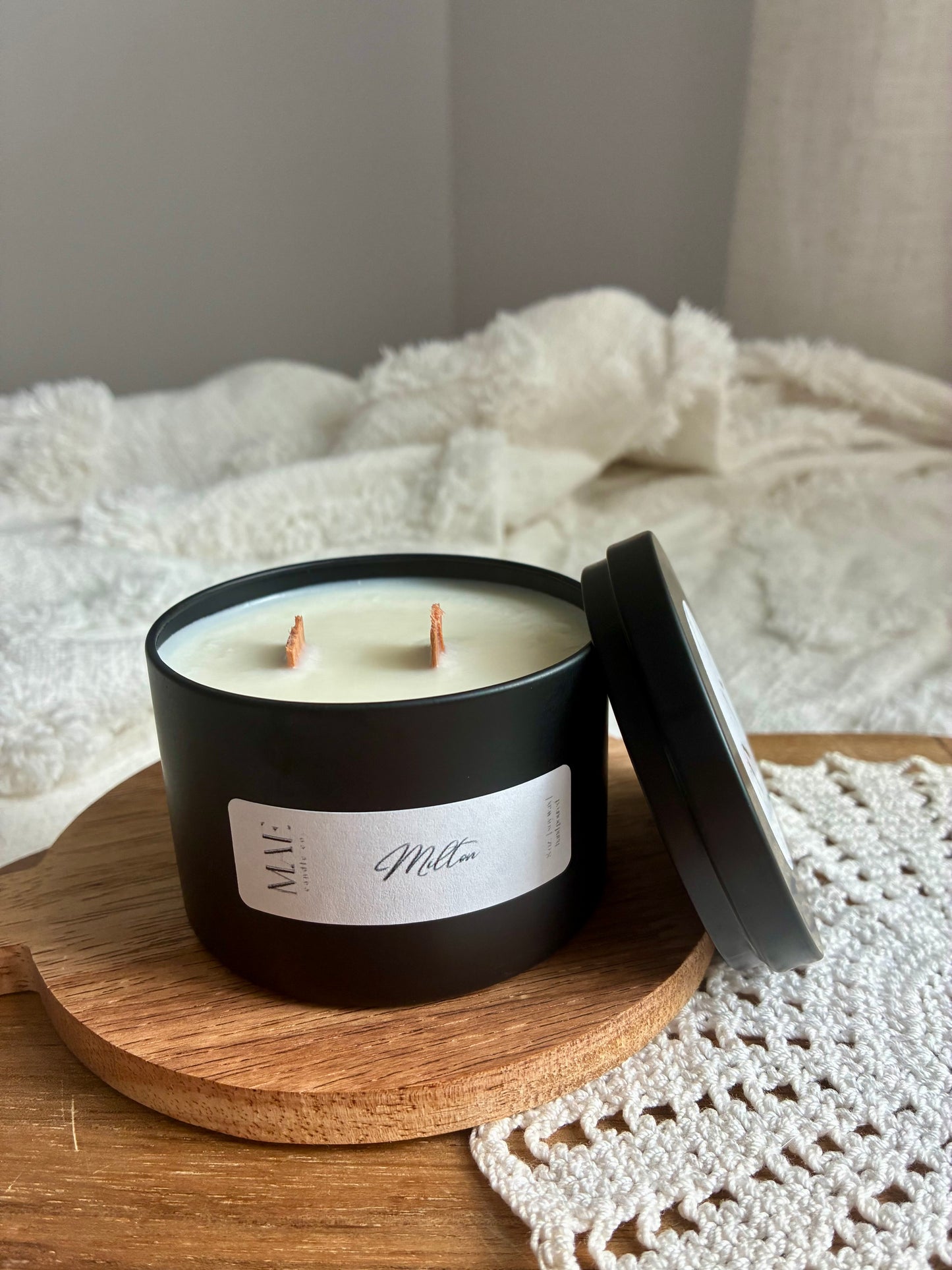 Black Tin Candle