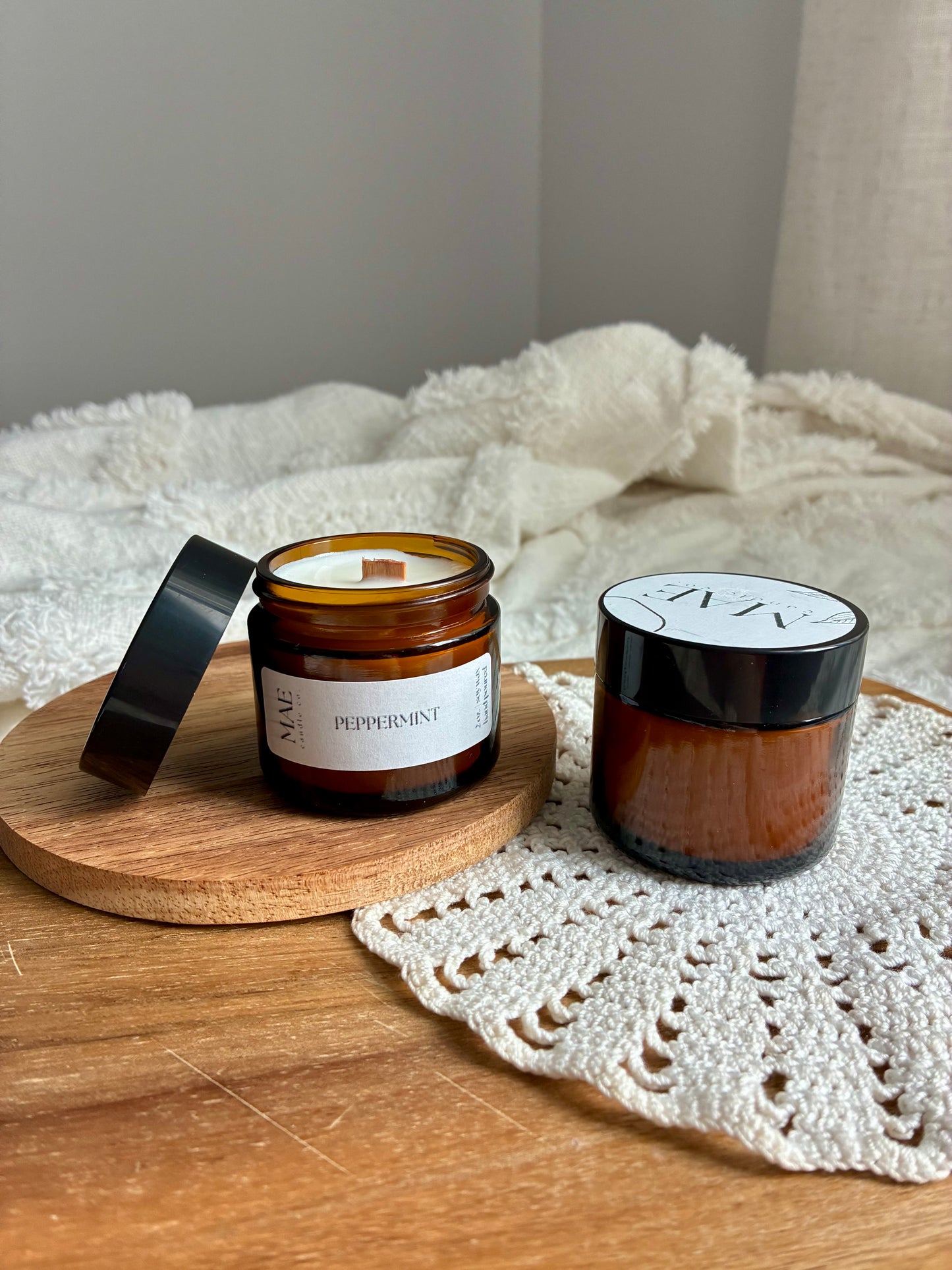 Mini Amber Candle