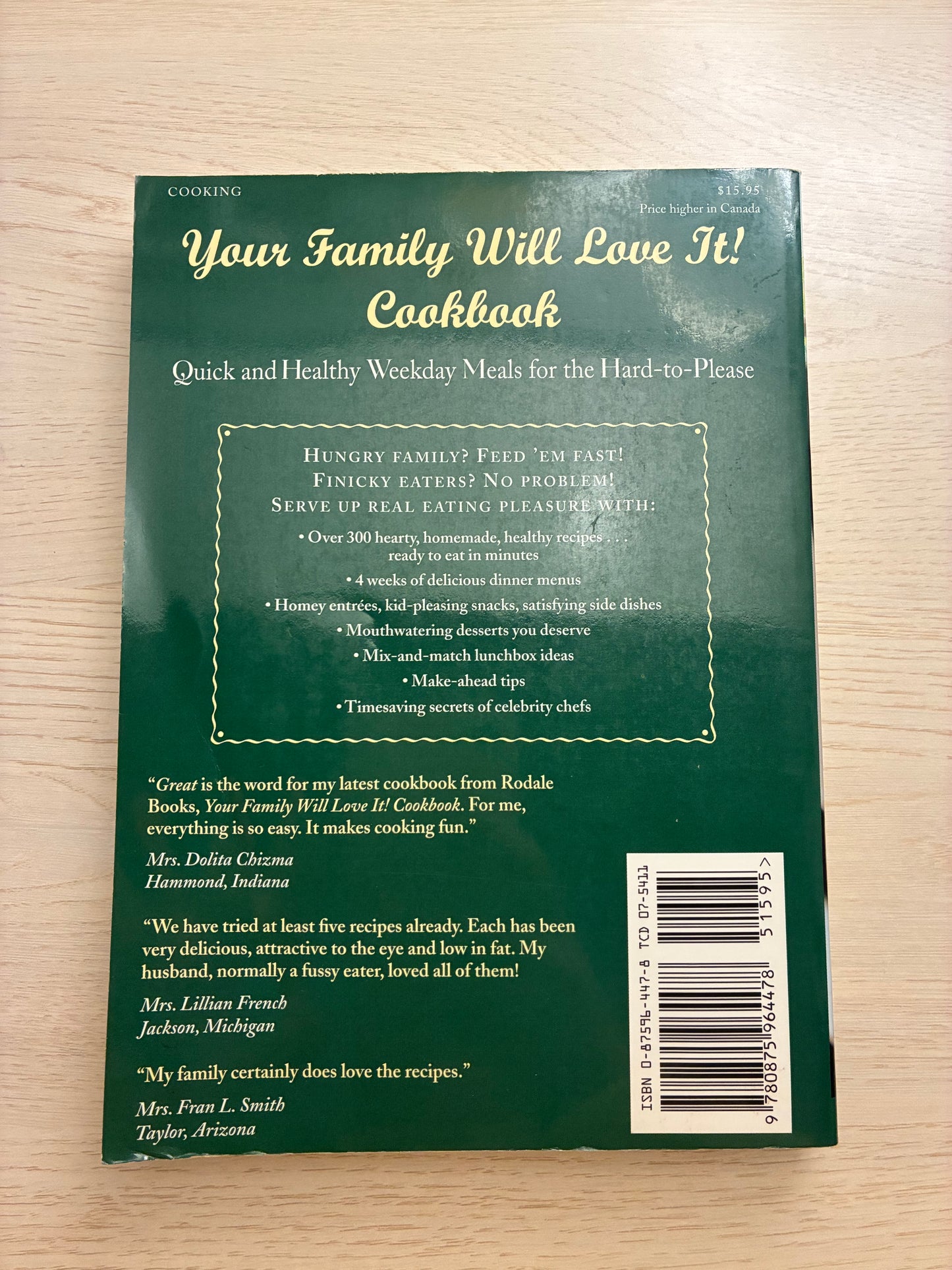 Your Family Will Love It! Cookbook