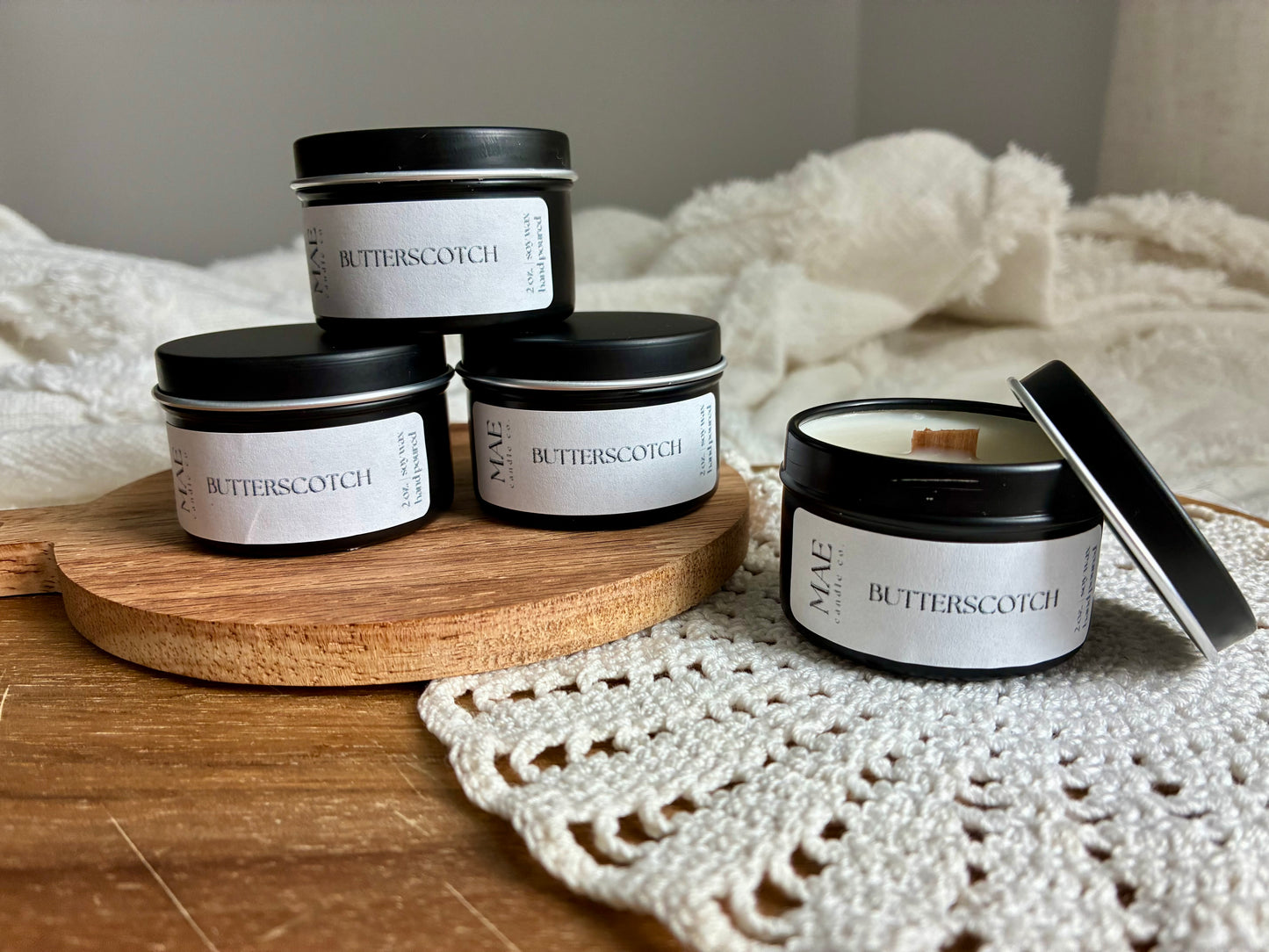 Mini Black Tin