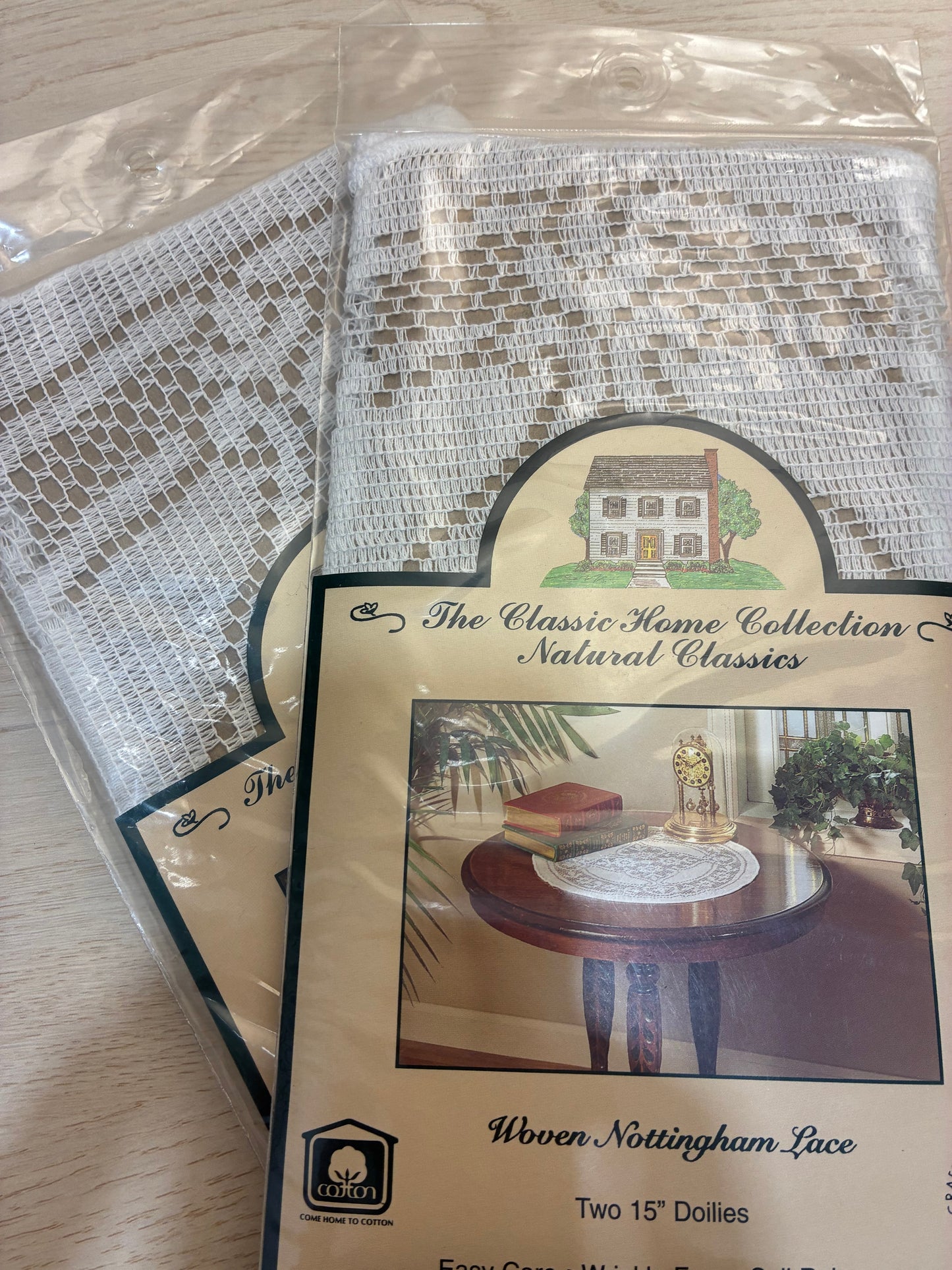 Woven Nottingham Lace Doily