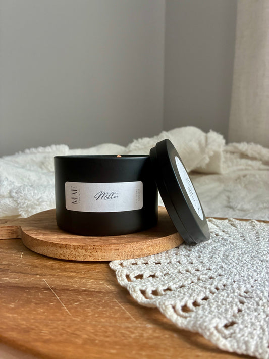 Black Tin Candle