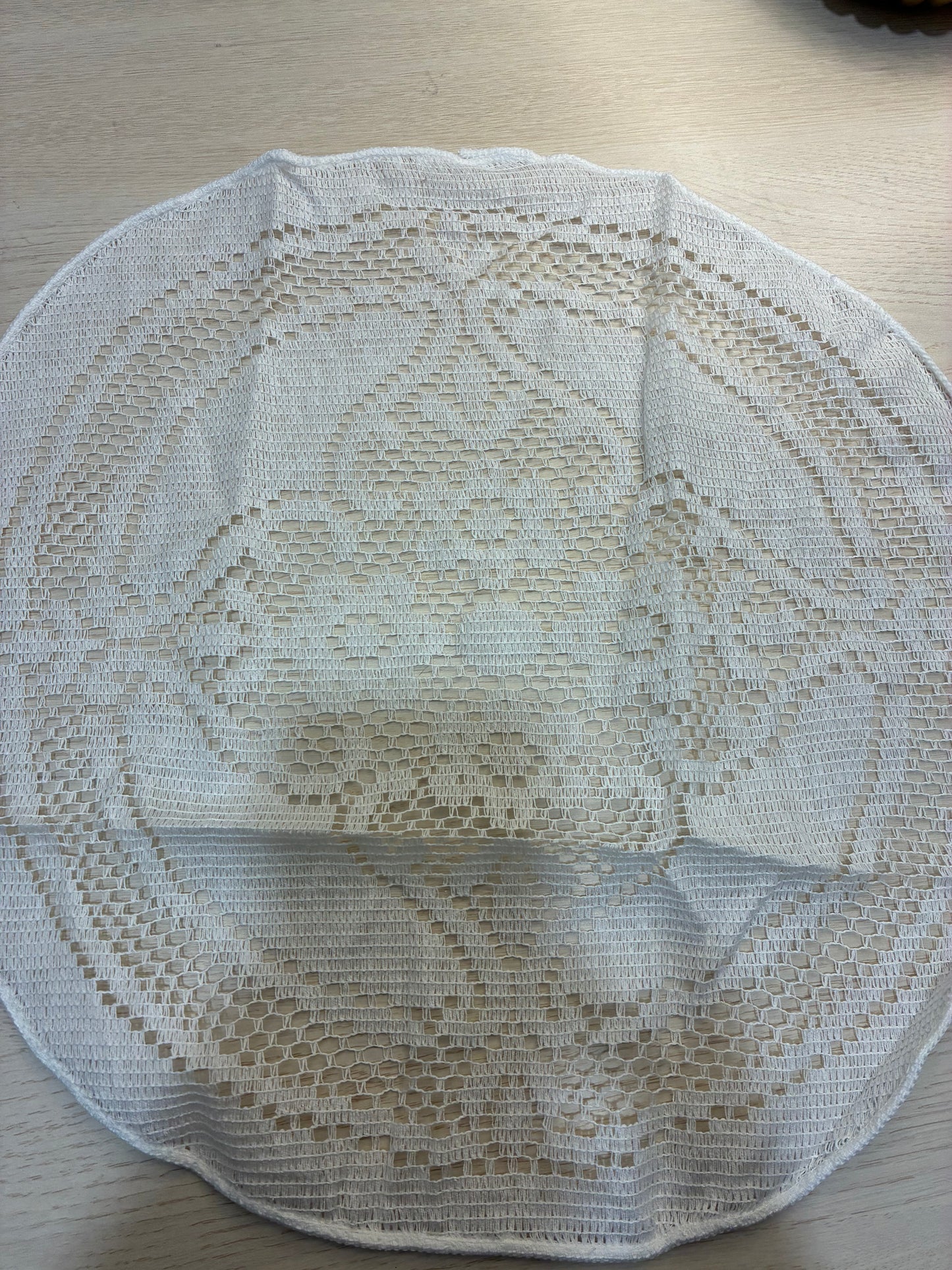 Woven Nottingham Lace Doily